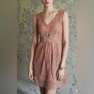 Baraschi "at dusk" Dusty Rose Dress